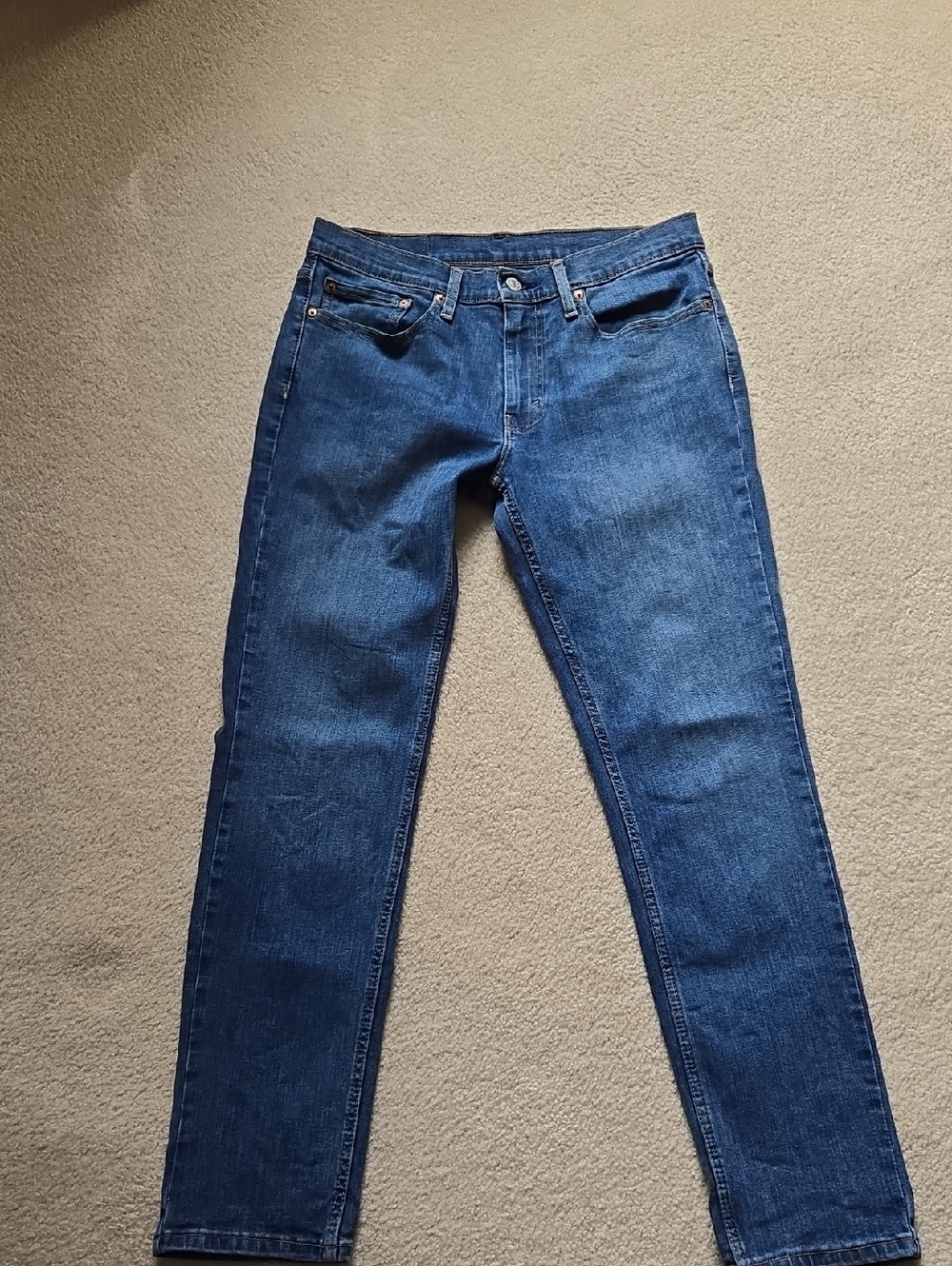 Levi's Men's Slim Straight Dark Blue Denim Jeans